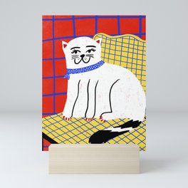 A cat Mini Art Print