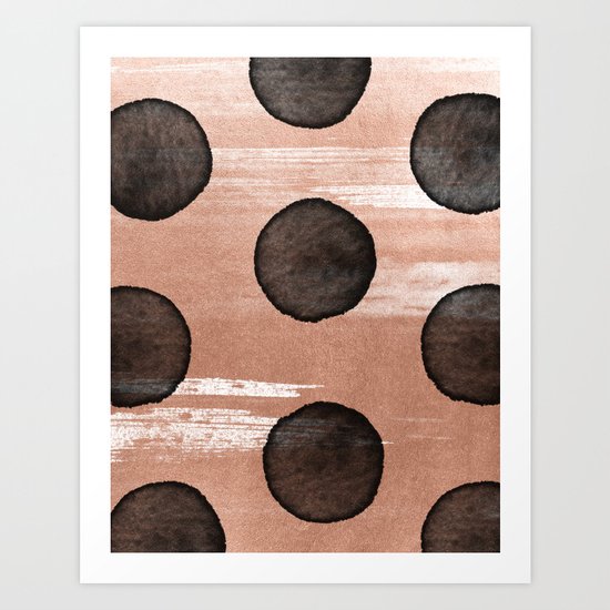 rose gold #2 Art Print