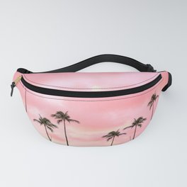 Palm Trees Photography | Hot Pink Sunset Fanny Pack