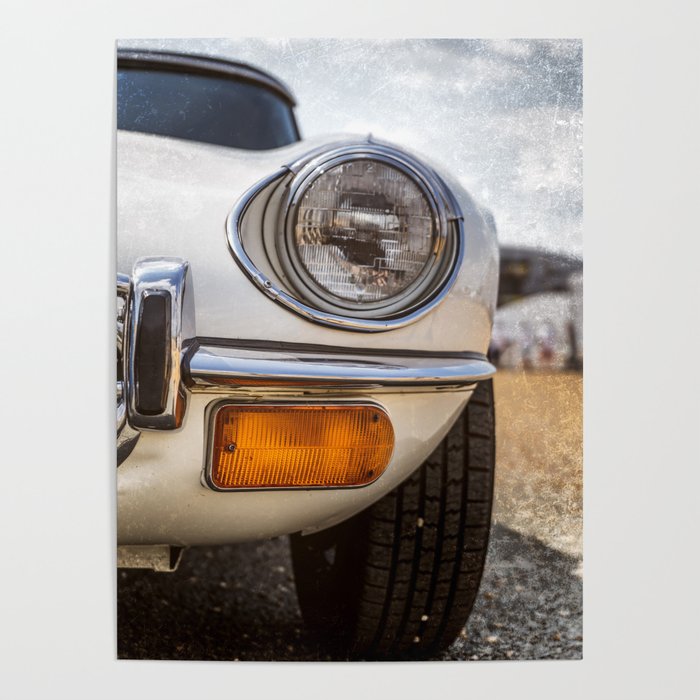 "Headlight" - Classic cars lovers Poster