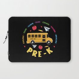 Pre-K School Bus Laptop Sleeve