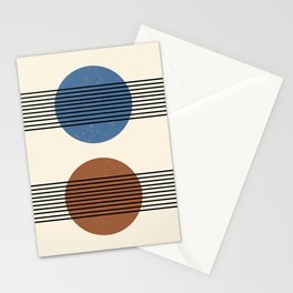 Abstraction_NEW_SUNRISE_SUNSET_BLUE_EARTH_MOONLIGHT_POP_ART_0203 Stationery Card