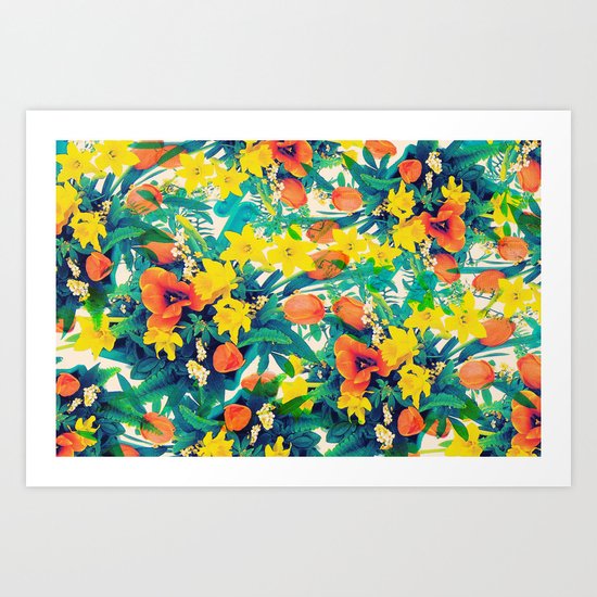 FLOWERS Art Print