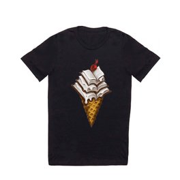 Ice Cream Books T Shirt