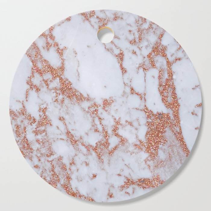 Intense rose gold marble Cutting Board