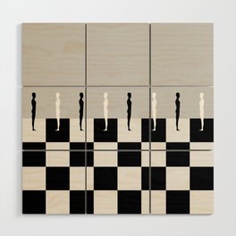  The Chessboard Wood Wall Art