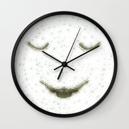 Sleepy smile Wall Clock