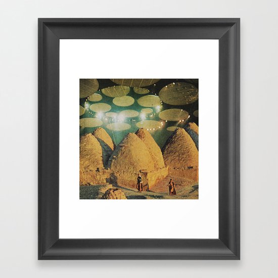 Into the Desert for a Crucial Test...(Stranger) Framed Art Print