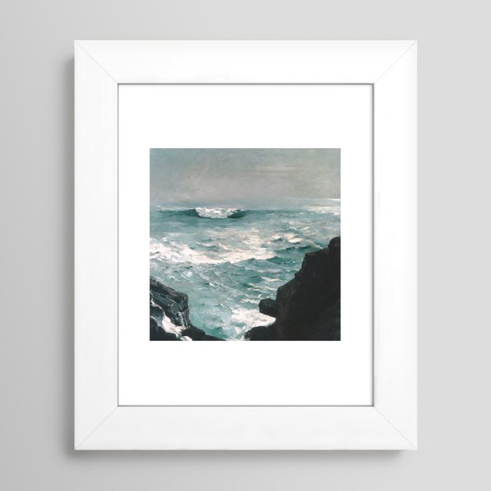 Canon Rock Winslow Homer Framed Art Print By Vintage Wall Art Society6 Canon Rock Winslow Homer Framed Art Print By Vintage Wall Art Society6