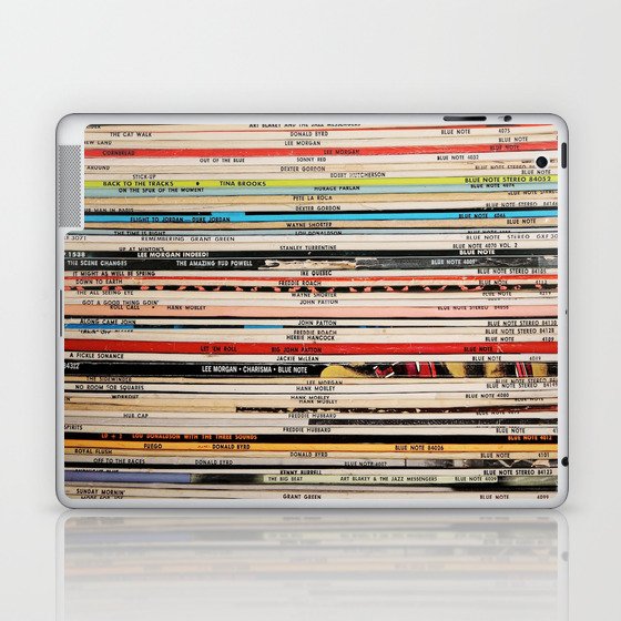 Blue Note Jazz Vinyl Records Laptop & iPad Skin