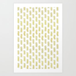 A lot of cooked spiral pasta pattern Art Print