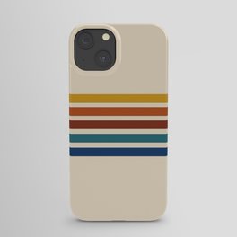 Classic retro stripes iPhone Case