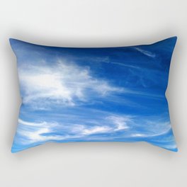 Sky With Soft Clouds Rectangular Pillow