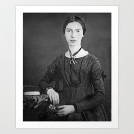 Emily Dickinson Portrait Art Print