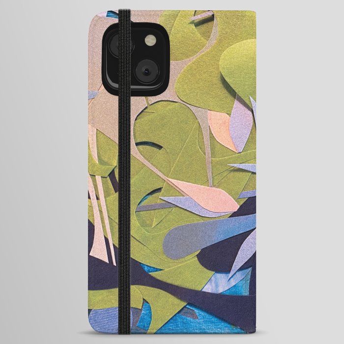 New Species- Paper Leaves  iPhone Wallet Case