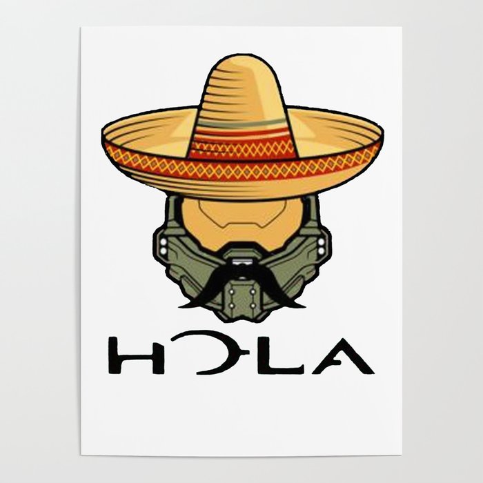 HALO Mexican Poster by bugugan999 | Society6