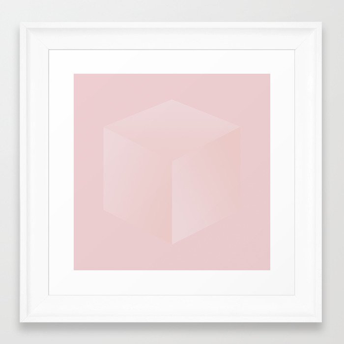 CUBE Gerahmter Kunstdruck CUBE Gerahmter Kunstdruck
