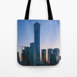 hina Photography - Tall Skyscraper In Central Beijing Tote Bag