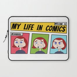 My Life In Comics Laptop Sleeve