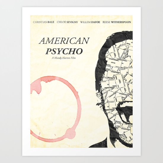 American Psycho Minimalist Poster Art Print