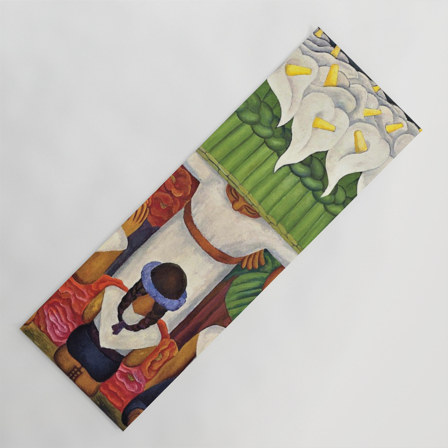 Flower Festival No 2 Feast Of Santa Anita By Diego Rivera Yoga Mat By Jeanpaulferro Society6