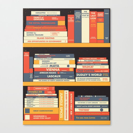 W.A. Library Canvas Print