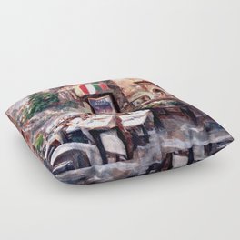 Food and Fellowship Floor Pillow