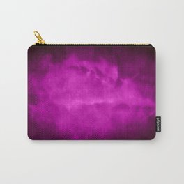Purple Rain Clouds Carry-All Pouch | Mixed Media, Nature, Abstract, Painting 