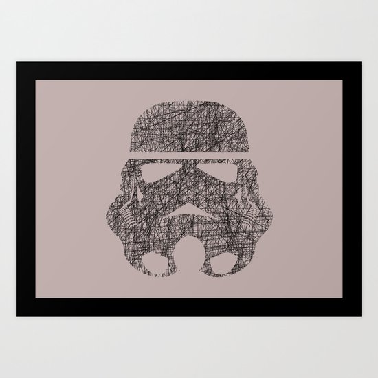 Lines of Trooper Art Print