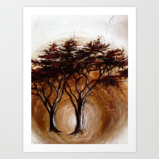 Connected Art Print