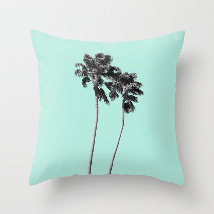 Tranquility Palms #3 #tropical #wall #decor #art #society6 Throw Pillow