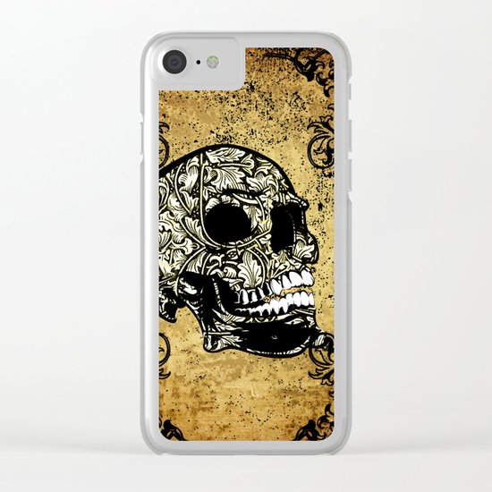 Skull Clear iPhone Case