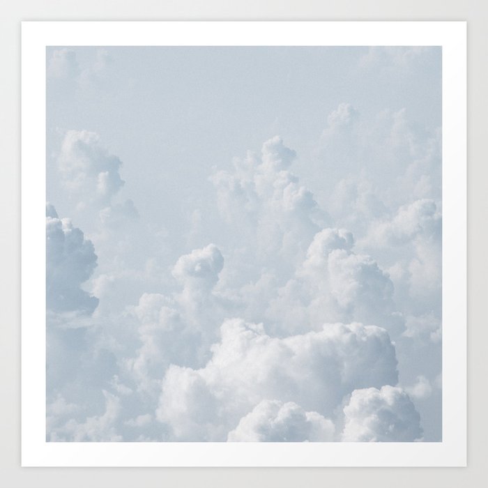 White Clouds no.2 Art Print