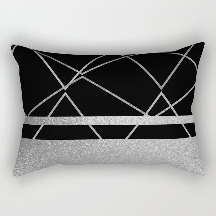 Silverado: Black Rectangular Pillow