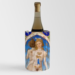 Zodiacal Man, Calendar by Limbourg Brothers Wine Chiller