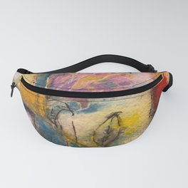 Floral Abstract Fanny Pack