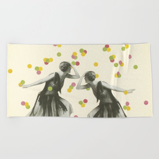 Dance : Gemini Beach Towel