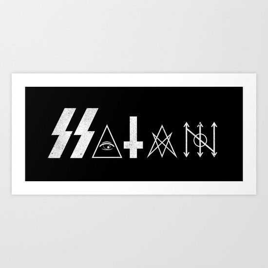 Satan Art Print
