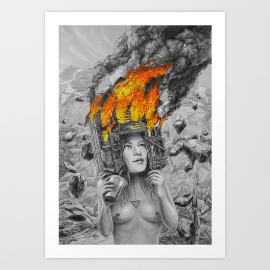 The Crazy One Art Print