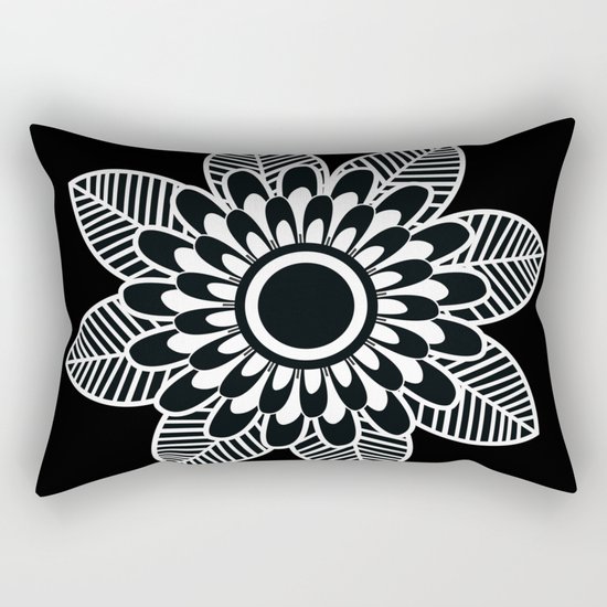Flower Rectangular Pillow