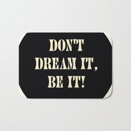 Don't dream it, be it! Bath Mat | Pictureshow, Timcurry, Frank N Furter, Popculture, Rhps, Rockyhorror, Gay, Lgbt, Seventies, Lesbian 