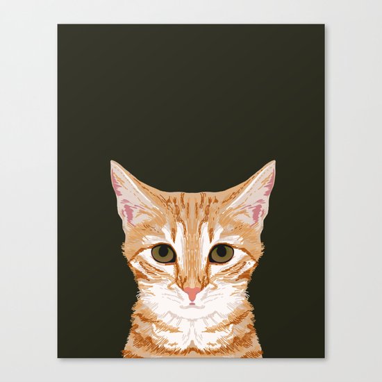 Chase - Cute Cat gifts for pet lovers cat lady gifts and perfect gifts for cat person and cute tabby Canvas Print