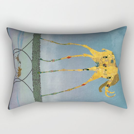 Dalimt Prehistoric Fantasy Rectangular Pillow