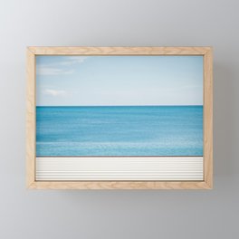 Above the sea Framed Mini Art Print