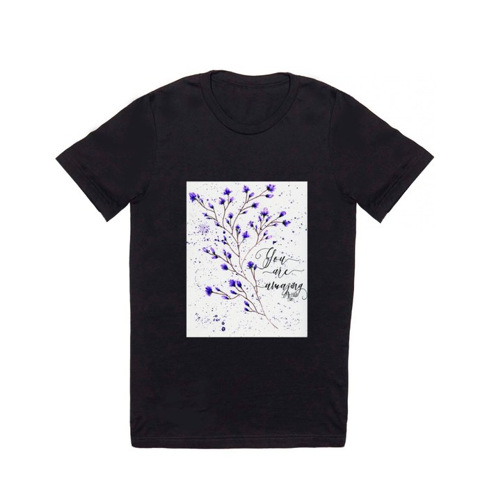 purple flowers T Shirt