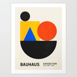 Balance 02: Bauhaus Mid-Century Edition Art Print