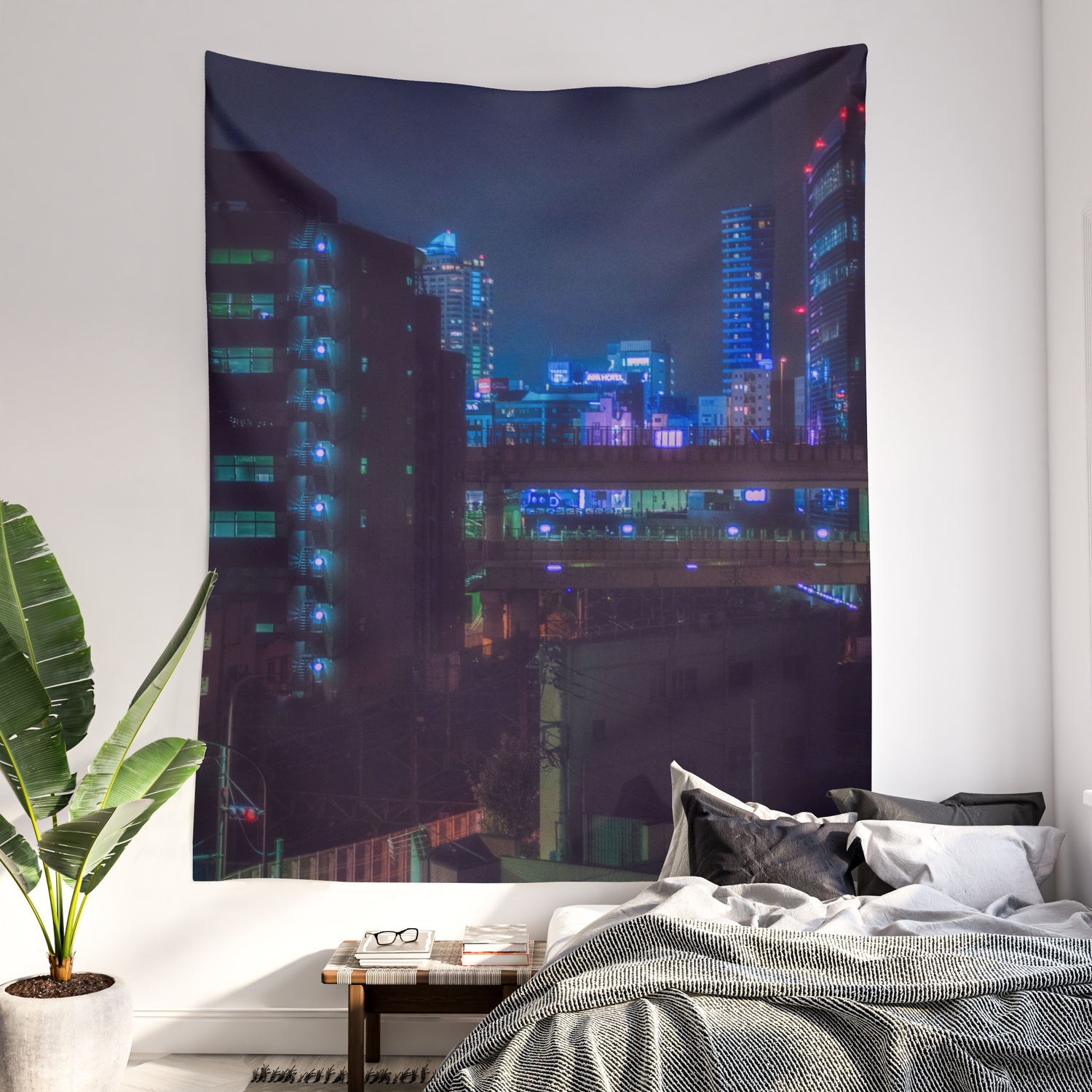 Blade Runner Vibes Wall Tapestry Blade Runner For Wall Hanging Tapestry 