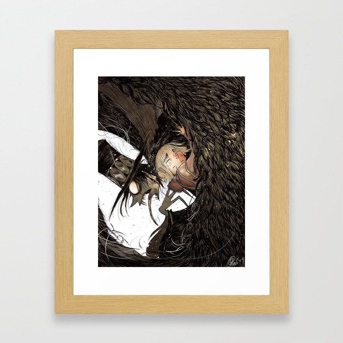 The Vulture Sorcerer Framed Art Print