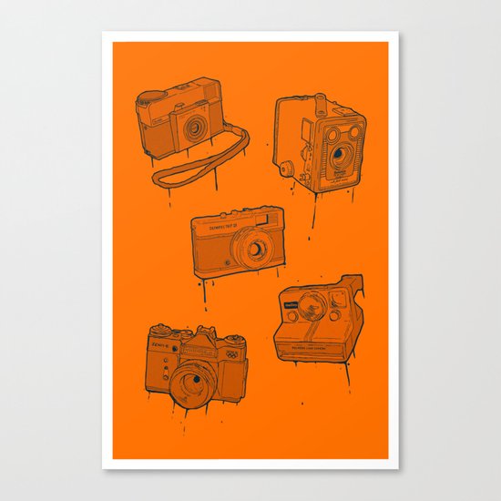 CAMERA SET Canvas Print