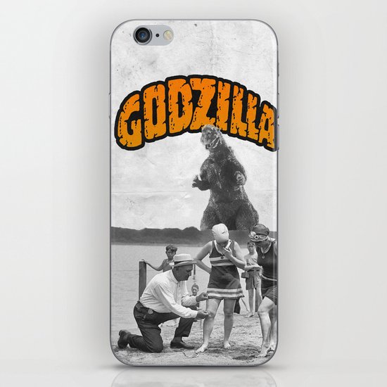 godzilla iPhone & iPod Skin